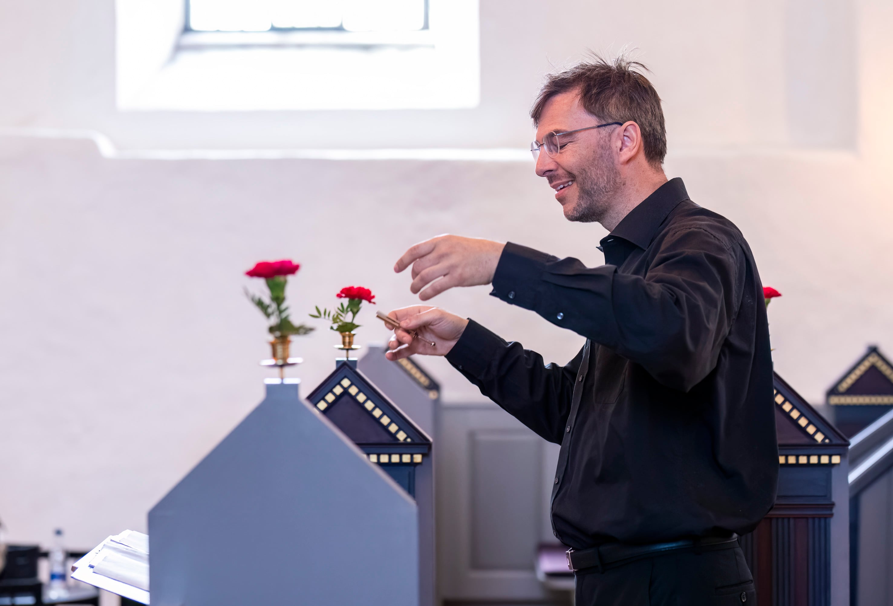 Dirigent for Højlandskoret, Henrik Elmer Matthiesen Dirigent for Højlandskoret, Henrik Elmer Matthiesen